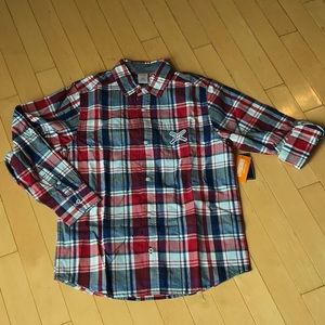NWT Gymboree boys plaid long sleeve shirt - size: 8